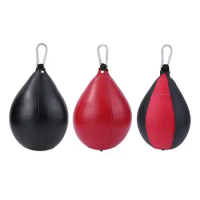Pear Shape PU Leather Speed Ball Swivel Boxing Punch Bag Punching Training Speedball Boxing Punching Bag Equipment