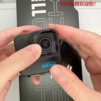 用於GoPro Hero11 Black Mini鋼化膜鏡頭保護膜運動相機玻璃貼膜
