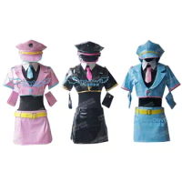 2021 Japanese Anime Nitro Super Sonic Super Sonico Space Police Cosplay Costume Faux Leather Cosplay Dress