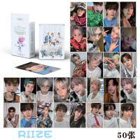 50ชิ้น/เซ็ต Idol riize เลเซอร์ photocards อัลบั้มใหม่ LOMO การ์ด Shotaro euseok sungchan wonbin sohe