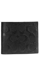 Coach Coach 3 In 1 Wallet In Signature Leather in Black 75371