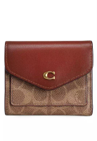 Coach Wyn Signature 拼色帆布小型銀包 (ct)