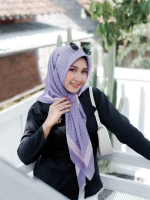 Alona Scarves - Sharika Series - Neela Ukuran Regular 115cm