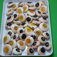 Keong kul buntet lancip bawah warna hitam kuning murah