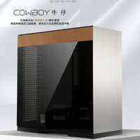 GEO幾何未來 牛仔 M8 電競機箱 垂直風道 E-ATX ATX M-TX 雙360 雙面玻璃 五年保固