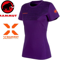 Mammut 長毛象 極限系列排汗衣/圓領短袖T恤 Moench Lt 女款 1017-00060  6234 黎明紫