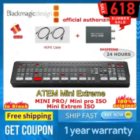 Original Blackmagic Design ATEM Mini Extreme ATEM Mini Pro ISO ATEM Mini Live Stream Switcher Multi-view and Recording New