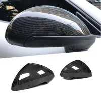 Dry Carbon Fiber Door Side Rearview Mirror Cover Trim Shell Covers Sticker For Porsche Cayman Boxster 981 991 Standard 2013-2016