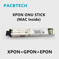 GPON Stick for Router, 1.25G, 2.5G, XPON Stick, SFP ONU with MAC SC Connector, PON STICK, EPON GPON XPON SFP ONU Stick MAC PPPoE