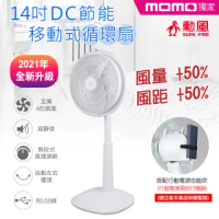 【勳風】14吋DC極能循環立扇(BHF-S0046)