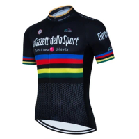 2024 Tour De Giro D'ITALIA Cycling jersey Men's Cycling Shirt Summer Short Sleeve Quick-dry bike Ropa Ciclismo Hombre Sport Wear