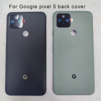 6.0" back cover For Google Pixel 5 Battery Cover Door Back Housing Rear Case Pixel 5 Battery Door With Camera Lens Replacement