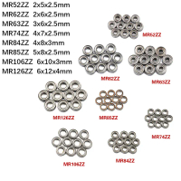 Galas mini MR52 ZZ MR62ZZ MR63ZZ MR74ZZ MR84ZZ MR85ZZ MR106ZZ MR126ZZ, 2x5x2.5, 2x6x2.5, 3x6x2.5, 4x