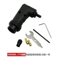 1set 90 Dgree Right Angle Driver Converter Rotary Tool Attachment for Dremel 4000 3000 275 8100 Abrasive Woodworking Accessories