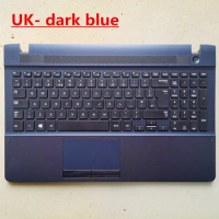 UK/Latin/Germany/Turkey/Hungary new laptop keyboard with touchpad palmrest for Samsung NP 270E5J 270E5G 270E5U 270E5R 270E5K