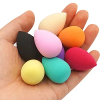 1-8pcs mini beauty makeup sponge face beauty cosmetic powder puff for foundation concealer make up blender tool