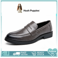 HushPuppies รองเท้าผู้ชาย รุ่น สีดำ รองเท้าหนังแท้ รองเท้าทางการ รองเท้าแบบสวม รองเท้าแต่งงาน รองเท้าหนังผู้ชาย