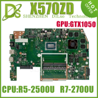 KEFU X570ZD Mainboard With R7-2700U R5-2500U GTX1050 For ASUS TUF X570DD K570ZD YX570Z YX570ZD Notebook Motherboard 100% Test