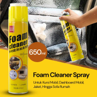 Foam Cleaner Spray Car Interior Agent Cleaner 650ml Kain Kendaraan