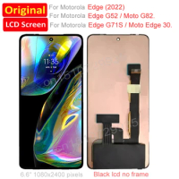 Original AMOLED Edge 30 LCD Display Touch Screen Digitizer Assembly Sensor Pantalla For Motorola Moto Edge 2022 G52 G82 G71S