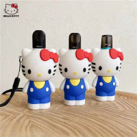 Funny Hello Kitty Cute Cartoon Electronic Cigarette Decor Relx1/4/5 Anime Characters Protect Case Smoke Set Case Girlfriend Gift