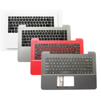 New Thai Keyboard with White/ Silver/Red/Black C Cover for Laptop Asus X455 A455L F455L R455L K455 Y483 W419L Palmrest Case