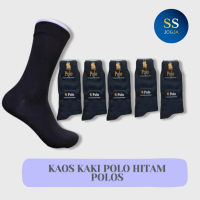 KAOS KAKI PRIA POLOS HITAM / KAOS KAKI PANJANG HITAM