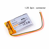 The video recorder MODEL 582535 SP5 470mAh Rechargeable Li-Polymer Battery For Mio MiVue tachograph 2-wire 3-wire with connector