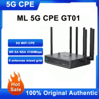 5G WiFi 6 CPE Wireless Router 3100Mbps Dual Band 2.4G/5Ghz 5G Router 8 High-Gain Antennas NSA/SA Wide Coverage