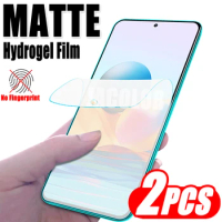 2pcs Matte Hydrogel Film For Xiaomi Redmi Note 10 S Pro 5G 10S 10Pro Note10 Note10S Note10Pro Anti-Fingerprint Screen Protector
