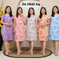 DASTER MIDI BAHAN KATUN RAYON ALLSIZE SIAP KIRIM