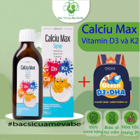 【Hiệu quả nhanh】 【Phiên bản nâng cấp】 Canxi hữu cơ Orzax Calciu Max Syrup - Bổ sung canxi, D3, K2MK7