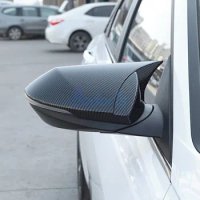 Side Wing Mirror Cover Door Rearview Moulding Caps Rear View Overlay Panel For Hyundai Elantra CN7 2020 2021 Accessories