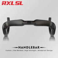 RXL SL Road Bike Carbon Handlebar 400/420/440mm UD Matte Internal Routing Aero Carbon Handlebars Handle Bar for Bicycle Parts