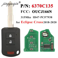 jingyuqin P/N: 6370C135 Remote Car key Fob 315MHz ID47 2+1Button for Mitsubishi Eclipse Cross 2018 2019 2020 OUCJ166N 850G-J116N