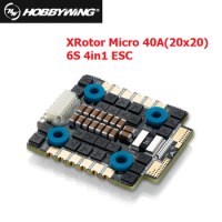 Original Hobbywing Rotor Micro 40A (20x20) 6S 4in1 ESC FPV ESC for FPV Racing drone Quadcopter