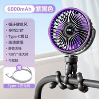 嬰兒車小風扇小型八爪魚寶寶手推車電扇兒童吹吊掛電風扇露營