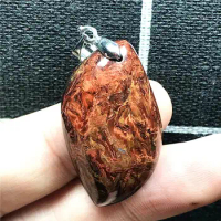Natural Yellow Red Pietersite Pendant Jewelry For Woman Man Crystal 33x19x8mm Beads Silver Horse Eye Namibia Energy Stone AAAAA