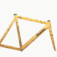 PIZZ SHUKAKU Yellow bicycle FixedGear Frame bike track Fixie Frameset
