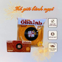 Thùng 30 gói bánh Đĩa Nhạc của OBALAB thơm ngon mềm mịn của đài Loan .