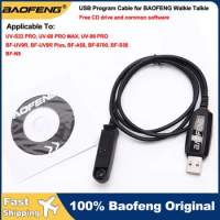 Baofeng Waterproof USB Programming Cable Driver CD For BaoFeng UV-S22 PRO UV-9R Plus UV-68 A-58 GT-3WP Waterproof Walkie Talkie