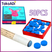 50Buah Master Tip Billiard Kulit Sapi Lengkung Bulat Harga Murah Kualitas Bagus Untuk Perbaikan Cue