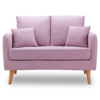 【時尚屋】卡洛兒雙人座粉紫色沙發 MT7-322-7(免組裝 免運費 沙發)