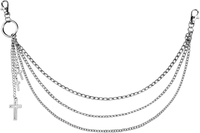 Layered Pants Chains Men Punk Chain Wallets For Men Heavy Belt Chain For Biker Jean Pants Chain For 