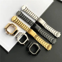 High Quality Steel DW5600 5610 Watch Case Strap Bracelet For CASIO G Shok 5600BB Watchband Modification Replacement Accessories