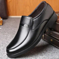 2023 New Men's Leather Shoes Plus Size Leather Shoes Breathable Leather Shoes Casual Leather Shoes Business Leather Shoes Men