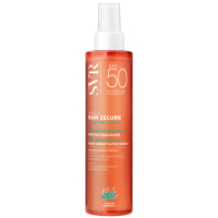 SVR SUN SECURE SPF 50+ Dry Body Oil Spray for Hypersensitive Skin, Satin Finish, Water-Resistant, Re