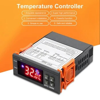 STC-3000 Thermostat Relay Heating Cooling 12V 24V 220V Thermoregulator Thermostat Control Switch for Incubator for Microcomputer