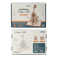 《Robotime》立體木製組裝模型 AMK63 大提琴 東喬精品百貨