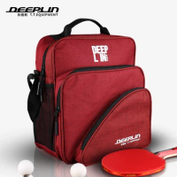 Deeplin Table Tennis Bag Sports Backpack Single Shoulder Use Ping Pong Travel Coach Bag Large Capacity Independent Shoes Ware